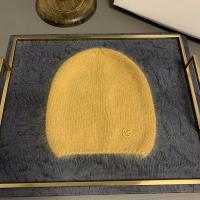 Gorro De Piel De Conejo De Nueva Moda 2024 Para Mujer Con Cabello Largo Caliente Y Suave Gorro De Invierno De Color Sólido Simplicidad Y Calidez Para Exterior - details 29