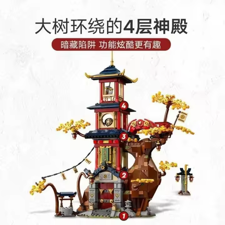 Conjuntos De Bloques Compatible Ninja Serie Templo Del Dragón Energía Core Juguetes De Artesanía Para Niños Regalo De Vacaciones - 1
