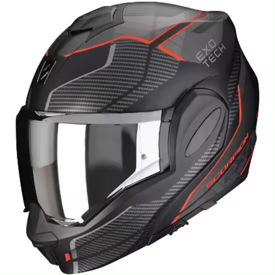 SCORPION EXO-TECH EVO ANIMO NEGRO-MATE-ROJO E22.06 NEW - 1