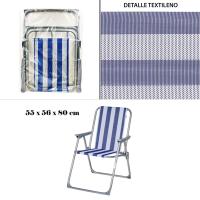 MIRAMAX-Pack de 2 Sillas de Playa Plegables con Reposabrazo,Sillas de playa piscina camping 55x56x80cm - details 3