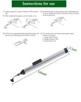 Kit De Pluma De Succión a Vacío Para IC SMD Herramienta De Recogida Con 3 Sucker Desoldador Plástico Para DIY En El Hogar - details 7
