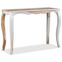 vidaXL Mesa consola de madera maciza de sheesham 110x40x76 cm Mesa de sofá Mesa de Entrada para Salón Consola de Entrada Mueble Recibidor Mesita Mesa auxiliar Salon - details 2