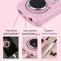Máquina De Uñas Eléctrica Recargable Profesional 45000RPM Portátil Para Archivar Uñas De Acrílico Y Gel Eliminación De Uñas Postizas - details 5