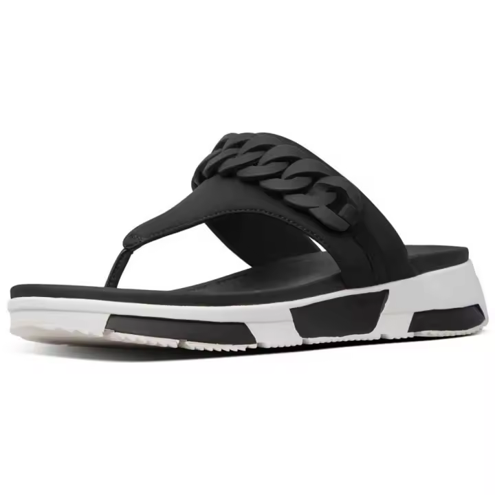 Fitflop Chanclas Heda Chain Toe-thong Negro Mujer Adulto - 1