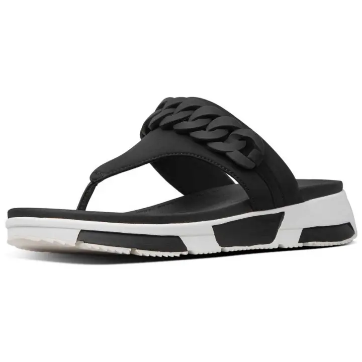 Fitflop Chanclas Heda Chain Toe-thong Negro Mujer Adulto - 1