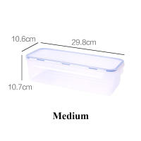 Caja De Almacenamiento De Pan De Plástico Tapa Airtight Contenedor De Alimentos Organizador De Cocina Para Panecillos Y Sandwiches - details 1