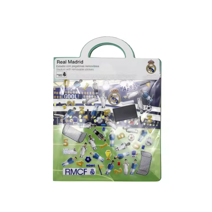 Real Madrid Libro De Pegatinas Estadio 3D Reutilizables - 1