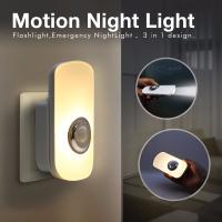 Luz Nocturna LED Inteligente Sensk 3 En 1 Con Sensor De Movimiento Y Linterna Recargable Para Habitación De Bebé Y Niños Enchufe EU/US Incluido Luz De Emergencia - details 3