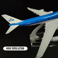 Replica De Avión De Metal a Escala 1:400 Modelo Diecast De 15cm KLM Holanda Francia Reino Unido Europeo Avión De Línea Coleccionable Miniatura - details 2