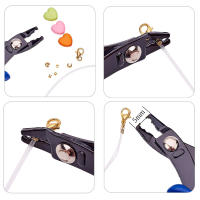 Aguja Multifuncional Abre Anillos Split Herramienta De Joyería Con Mini Tijeras Diagonales Herramientas DIY De Mano Material De Acero Inoxidable - details 11