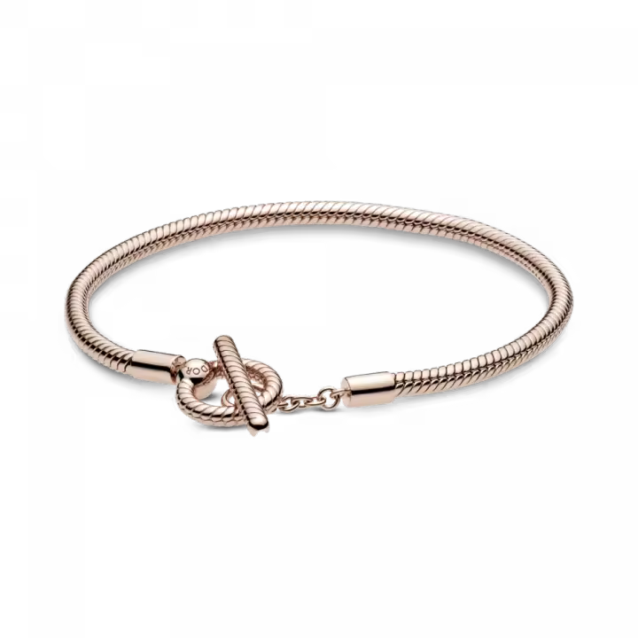 Pulsera Pandora Moments Cadena de Serpiente 589087C00-18 Rosé - 1
