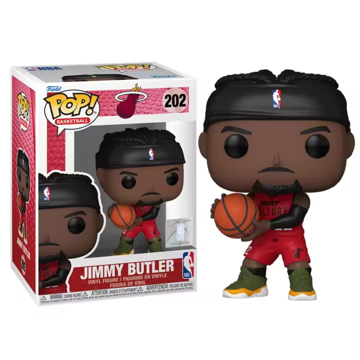 FUNKO POP! NBA: MIAMI HEAT – JIMMY BUTLER (CITY EDITION 2024), 83845, Nº202, TIENDA CON LICENCIA OFICIAL - 1