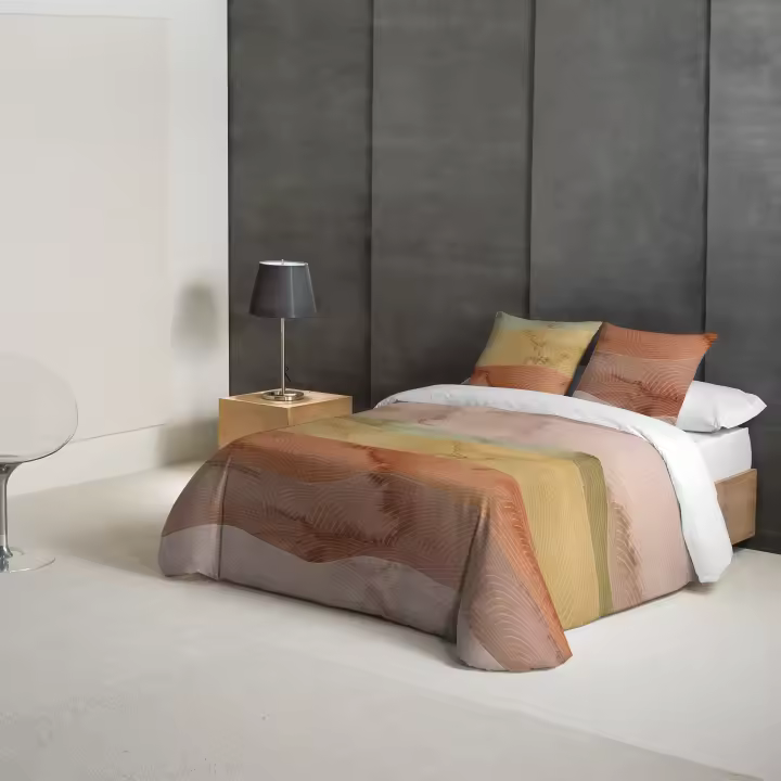 SANDAL - Funda Nórdica Estampada - Algodón Extrasuave - Incluye 1 o 2 Fundas de Almohada - 3 Modelos diferentes - Modelos Rayas - Cama 90/135/150/180 cm - 1