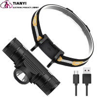 Lámpara Frontal Recargable 1200 Lumen Con LED SST40 Brillante Impermeable Para Niños Y Adultos Para Camping Correr Y Aventuras Al Aire Libre - details 8