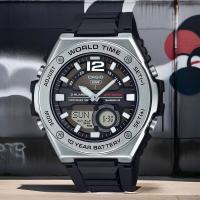 Reloj Casio Sport MWQ-100-1AV 50.6mm 100m WR correa de resina Hora Mundial 10 años batería - details 1