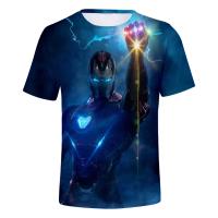 Camiseta Disney Iron Man 3D Cartoon Anime Streetwear Casual Oversized Para Hombres Mujeres Niños Chicos Y Niñas - details 12