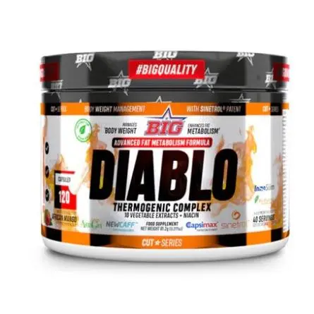 Diablo Thermogenico (120 Capsulas) BIG NUTRITION - 1