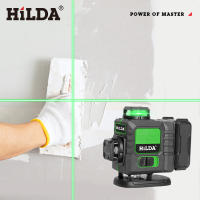 Nivel Laser HILDA Con Ventana Giratoria De 16 Líneas Horizontal Y Vertical Autocorrección 360° Herramientas De Nivel De Láser Ultra Fuerte - details 7