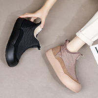 Botas De Invierno Para Mujer Con Forro De Poliéster No Escurridizas Y Suela Gruesa Botines Casuales De Algodón Suave Y Cómodos Para Hielo Y Nieve - details 20