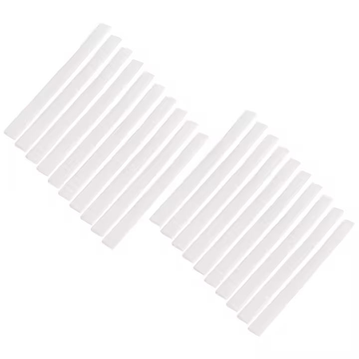 Protectores de brochas de maquillaje cosmético, protectores de malla, cubierta de funda, red blanca, 20 unidades - 1