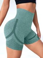 Shorts De Yoga Para Mujer Cintura Alta Fitness Running Pantalones De Gimnasio Levantamiento De Glúteos Sportswear Yoga Push up Shorts De Entrenamiento - details 3