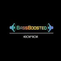G069 Adhesivo De Vinilo Para Coche Divertido Con Boost De Bass Estilo Automotriz PVC Accesorio De Coche Para Embellecimiento Del Vehículo - details 4