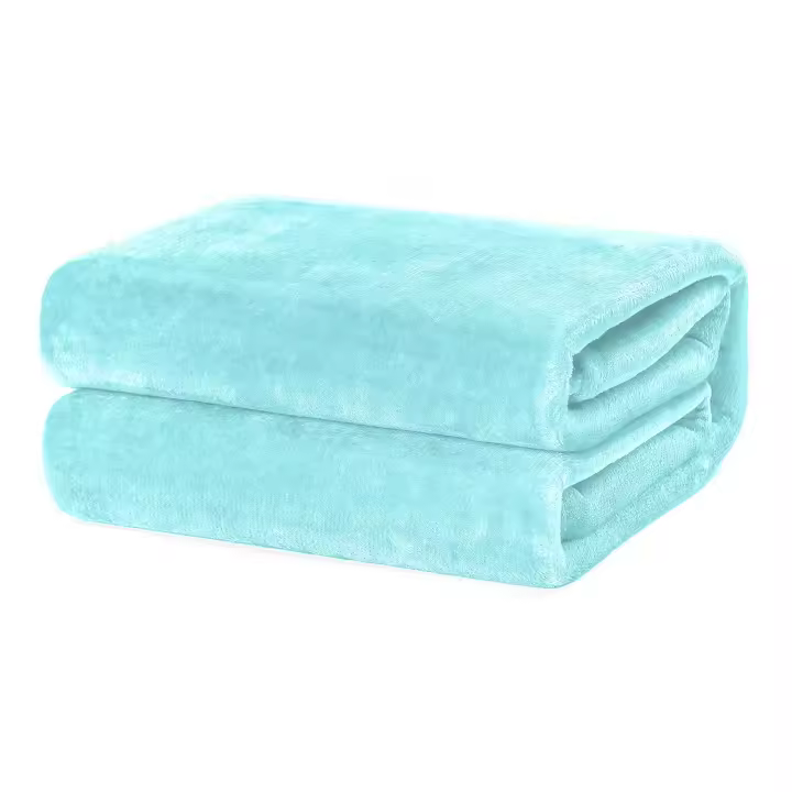 Manta Lisa sofá Cama nordico Lavado mecánico Ligera supercálida tacto suave - 1