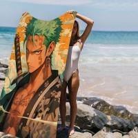 Toalla De Playa Colorida Para Niñas Roronoa Zoro One Piece Toalla De Baño Microfibra Secado Rápido Sand Free Para Yoga Spa Gimnasio Piscina - details 8