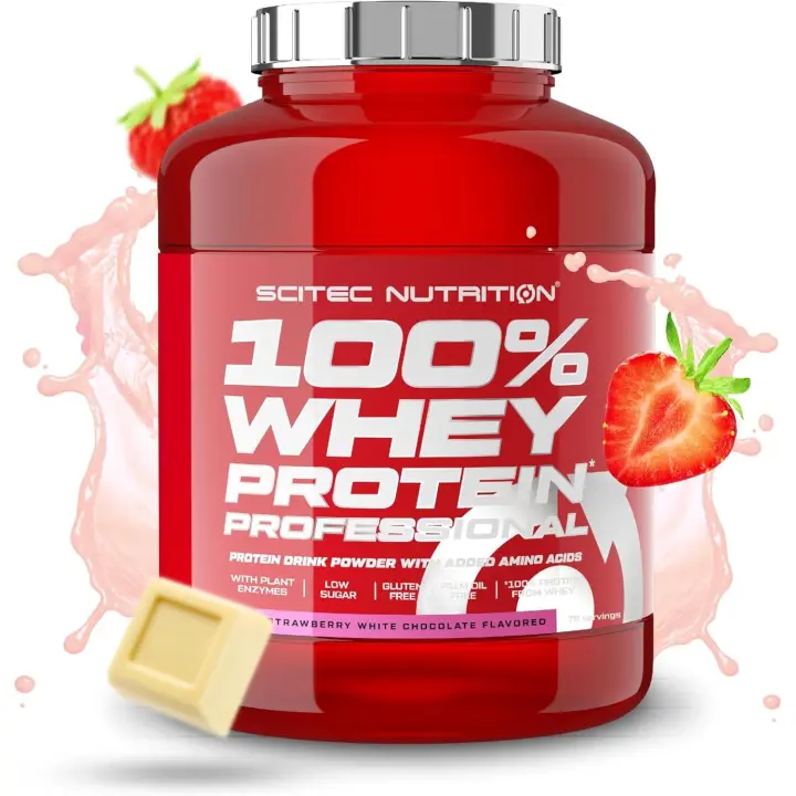 Scitec Nutrition 100% Whey Protein Professional 2,35 kg – Proteína de Suero de Alta Calidad – Desarrollo Muscular y Recuperación - 1