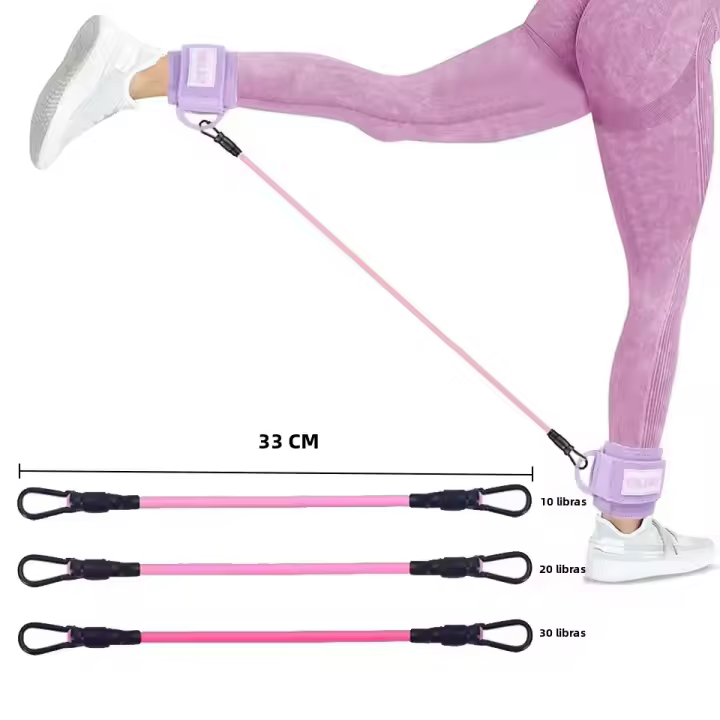 GOBYGO Herramientas De Yoga Ajustables Para Ejercicio Fitness Con Cierres De Tobillo Para Gimnasio Bandas De Estiramiento Para Piernas Y Glúteos Entrenador De Pérdida De Grasa Y Modelado Unisex - 1
