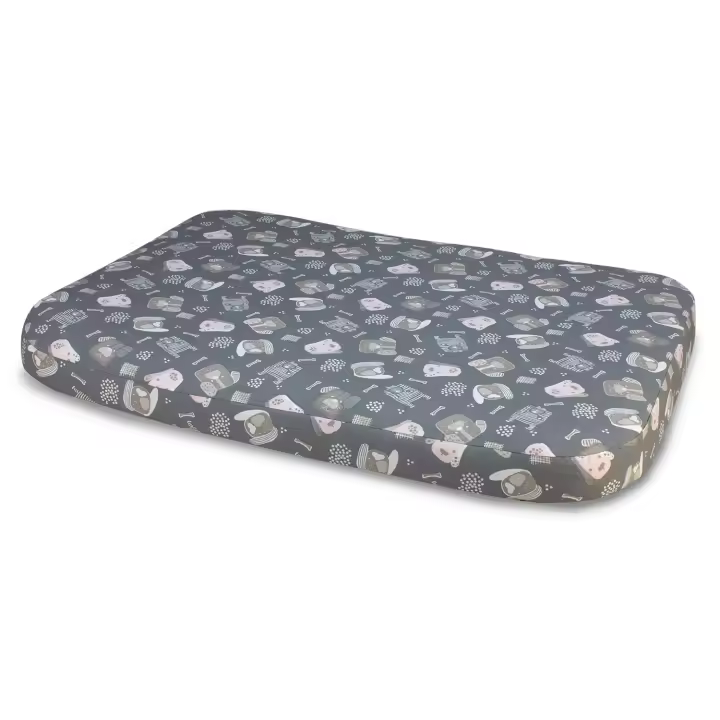 Colchoneta Perros en Rosa y Gris 105 cm - Ayuda al descanso de tu perro - Accesorios para mascotas - 1