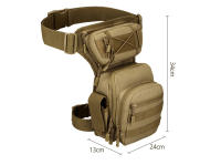 Bolsa De Pierna Para Hombres Mochila De Cintura Deportiva Multifuncional Para Senderismo Pesca Motocicleta Camping Viajes - details 0