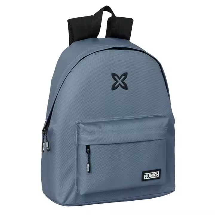 MOCHILA MUNICH BASICOS "GRIS" - 1