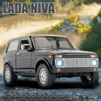 LADA NIVA Rusa En Miniatura 1:18 Coche De Juguete Metálico Con Sonido Y Luz Modelo off Road Para Niños Vehículo De Colección - details 0