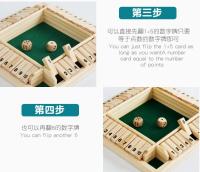 Nuevo Juego De Dados De Madera Para 4 Jugadores Juego De Tablero Para Interacción Padres-Hijos Entretenimiento Familiar - details 10