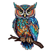 Puzzle De Madera 3D De Corazón Para Niños Juego De Decoración De Alta Dificultad Modelo De Animal Águila Enviado Directamente Desde China - details 0