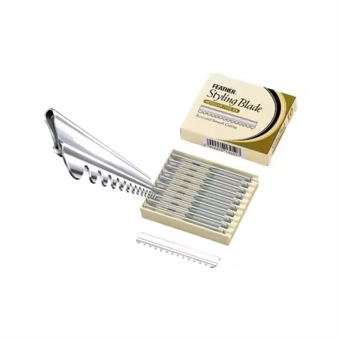 Feather Styling Blade Recambio Cuchilla Navaja 10 uds Eurostil - 1