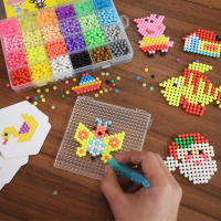 Juguete Educativo DIY De 10 Colores Con 1000 Bolas De Mist Mágicas Para Niños Juego De Puzzle Manual Para Desarrollar Habilidades Intelectuales - details 4