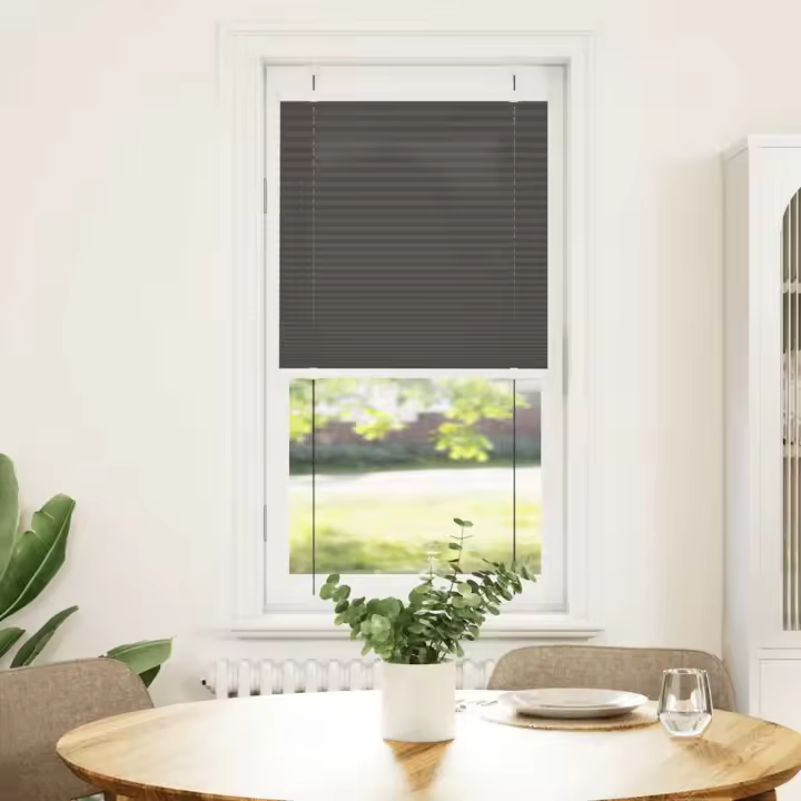 Estor Plisado negro 60x150 cm Tela Ancho 59,4 cm Poliéster - 1