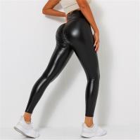 SSITO Mallas SexIs de cuero PU para Mujer, pantalones informales, Mallas de baile, pantalones de Yoga de Belta High, Mallas de Gimnasio con Realce de Caderas, pantalones de Yoga de Belta High - details 3