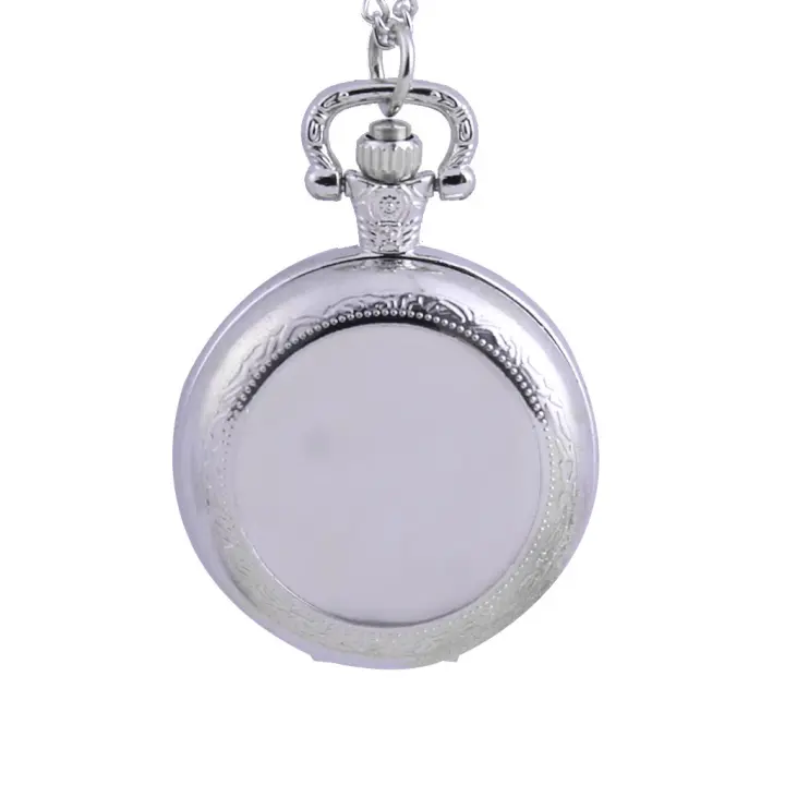 Reloj De Bolsillo Para Parejas Versátil Cadena De Ropa Reloj De Bolsillo De Aleación Moda Y Casual Sin Resistencia Al Agua - 1