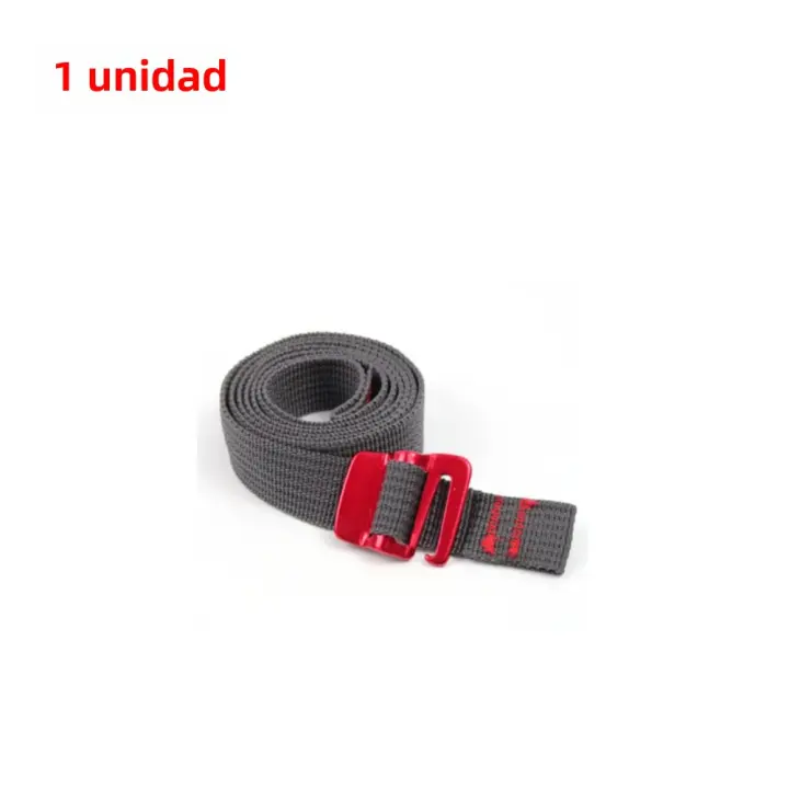 Cinta De Tensión De Nylon 1.5m Con Hebilla De Presión Para Carga De Madera Amarradora De Equipaje Fijador De Coche - 1