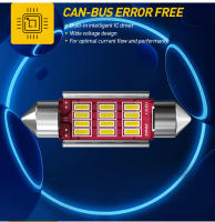 Lámparas De Lectura Para Coche 10pcs Luz De Techo Interior 31mm 39mm Bulbo Blanco 4014SMD 9-12LED Voltaje 9-12V Consumo 1.5W Universal - details 4