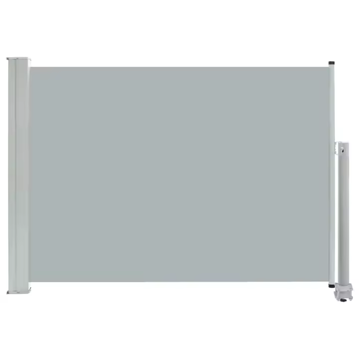 Toldo lateral retrácthil de Jardín gris 80x300 cm - 1