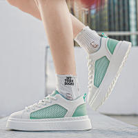 Zapatos Casuales Para Hombre Verano Transpirables Blancos Plataforma Ligera Antideslizantes Zapatillas De Caminar Mesh Zapatos De Correr - details 19