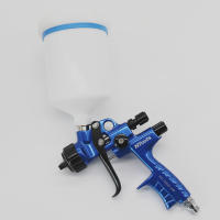 Pistola De Pintura Ntools Edición Limitada Azul LVLP Con Boquilla De 1.3mm Y Tanque Para Coche Diseño Nuevo Pistola De Aire Sprayer - details 2