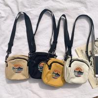 Bolso De Hombro Para Mujer Mini Tamaño Canvas Small Crossbody Bags Con Cierre De Cremallera Bolsa De Teléfono Para Diversas Occasiones - details 9