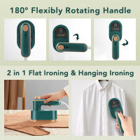 Fresadora Portátil De Ropa Plegable Con Generador De Vapor Eléctrico Limpiador De Ropa Para El Hogar Sin Soporte De Antisecado Capacidad Del Tanque De Agua <0.8L Voltaje 110-240V - details 3