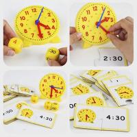 Reloj Educativo Para Niños Juguete Interesante De Horas Minutos Y Segundos Puzzle De Aprendizaje Preescolar Ayudas De Enseñanza Montessori - details 7