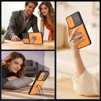 Nueva Funda Multifuncional Para Samsung Galaxy A57 A56 A16 A17 A26 A35 A55 A36 A37 Con Anillo De Metal Soporte Lente Deslizante Protector De Teléfono - details 4